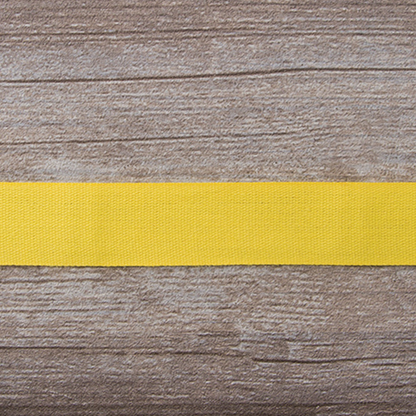 Тесьма киперная хлопковая на блистере SAFISA, 25 мм, 2 м , цвет 32, желтый. Арт P00260C-25мм-32         