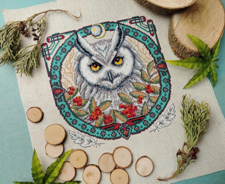 Набор для вышивания "Белый филин". Арт 03.017.21
