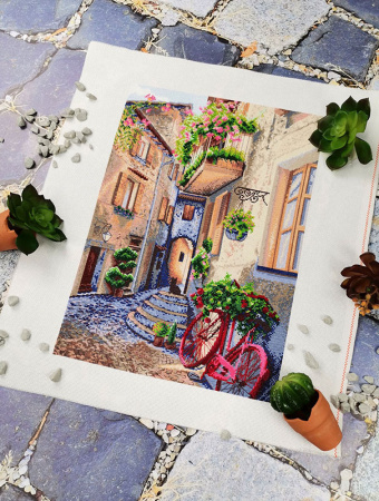 Набор для вышивания  "Итальянская улочка". Арт 07.004.16
