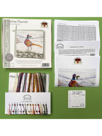 Набор для вышивания "A Festive Flourish". Арт XHD135