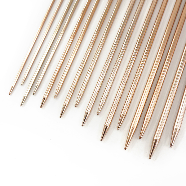 Набор спиц прямых алюминиевых Hemline, 35 см. Арт +T35300650/RG