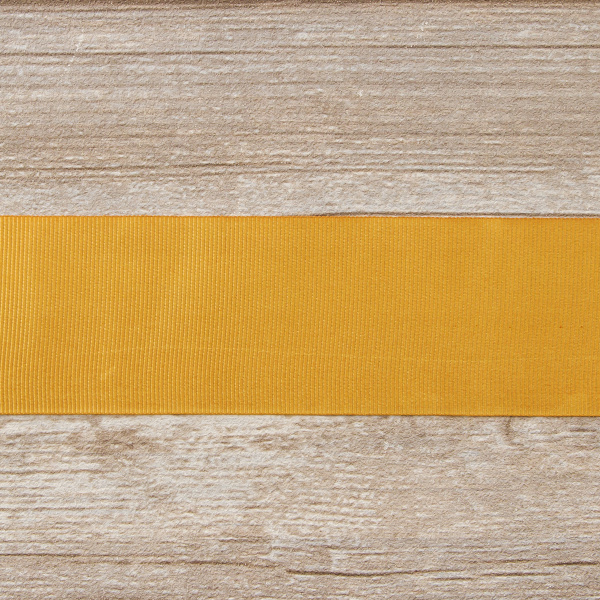 Лента репсовая SAFISA, 50 мм, 25 м, цвет 54 бежево-золотистый. Арт 350-50мм-54