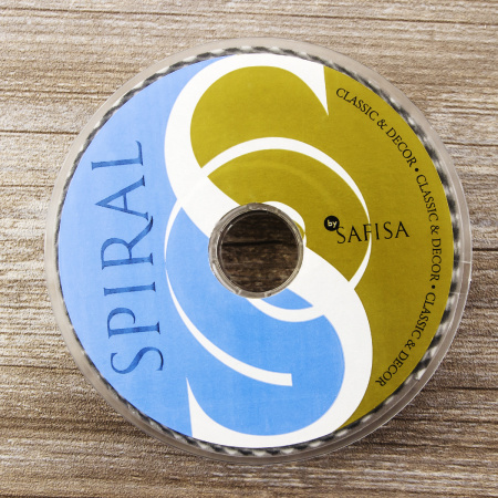 Косая бейка с рисунком SAFISA, арт.5400, 30 мм, 25 м, цвет 01. Арт 5400-30мм-01