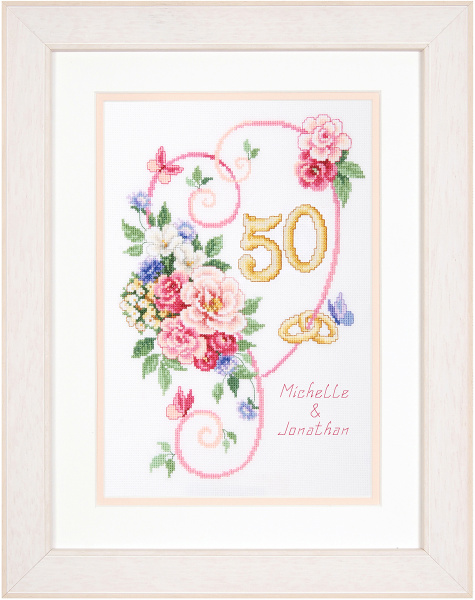 Набор для вышивания "Годовщина свадьбы". Арт PN-0149385