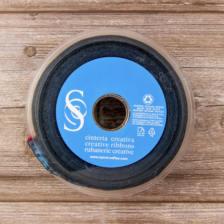 Лента жаккардовая SAFISA, 40 мм, 15 м, цвет 02. Арт 9274-40мм-02