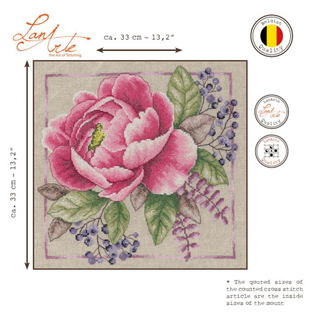 Набор для вышивания "Blooming rouge" . Арт PN-0199792