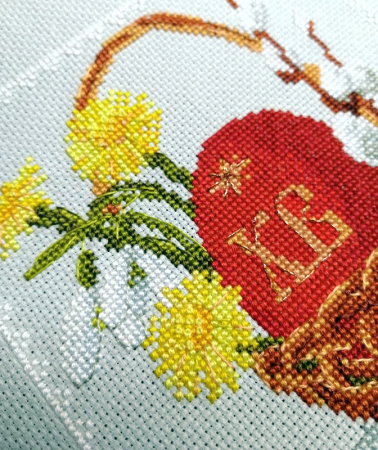 Набор для вышивания "Символ Пасхи" с пришивной рамкой. Арт 22.002.10