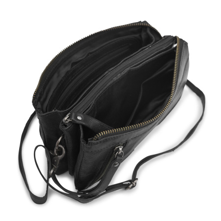 Сумка через плечо "Riga" Black. Арт QB-4441R1/Black