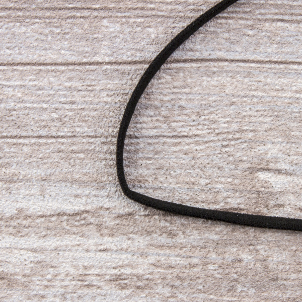 Резинка шляпная SAFISA, 3 мм, цвет 01, черный. Арт 4783-3мм-01         