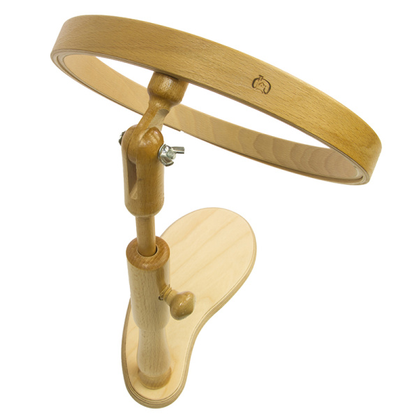 Пяльцы круглые с замком настольные, диаметр 21,5 см. Арт 305-6                   