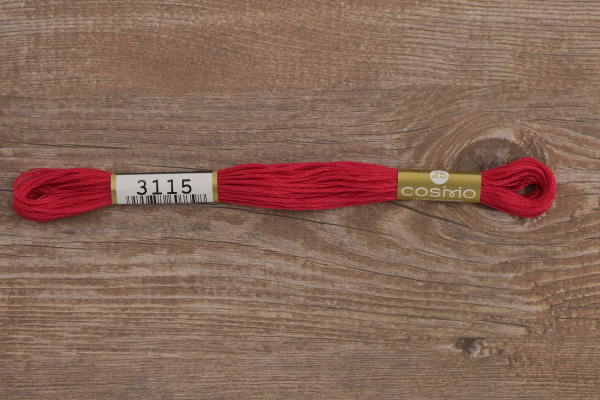 Мулине COSMO однотонный цвет  3115      . Арт 25-6/3115      