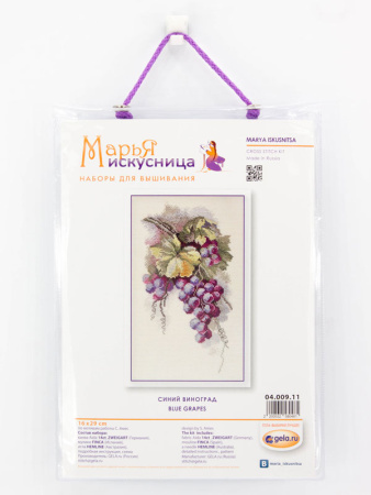 Набор для вышивания "Синий виноград" по рисунку С. Амес. Арт 04.009.11