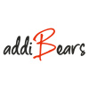 Наконечники addiBears для спиц, стопперы, 4 размера, 4 цвета, 8 шт. Арт 402-2