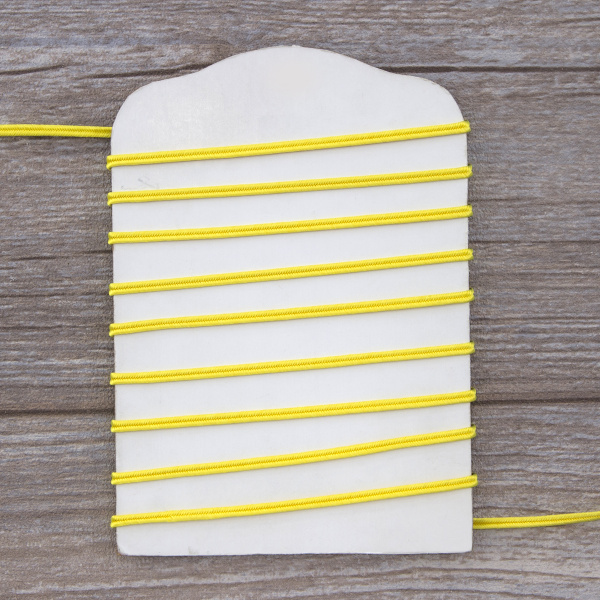 Шнур-сутаж PEGA, лимонно-желтый, 3 мм. Арт 841113909A4201