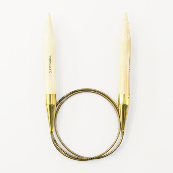 Спицы, круговые, бамбук addiNature BAMBOO №12, 80 см. Арт 555-7/12-80