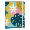 Скетчбук "Bullet Journal" с разметкой, размер А5, 72 листа, 120г/м2, дизайн обложки "Tropical". Арт 18021