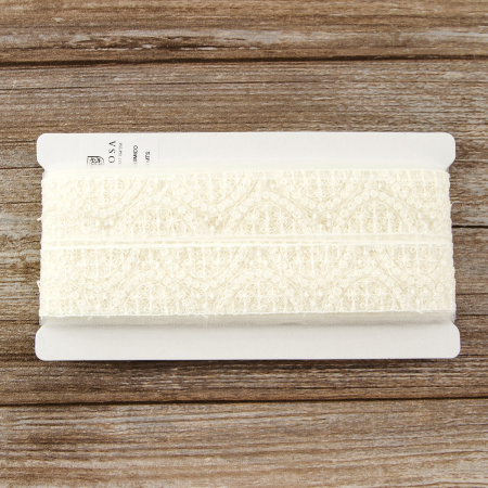 Кружево-вышивка на тюле, 20 мм. Арт 42243/00