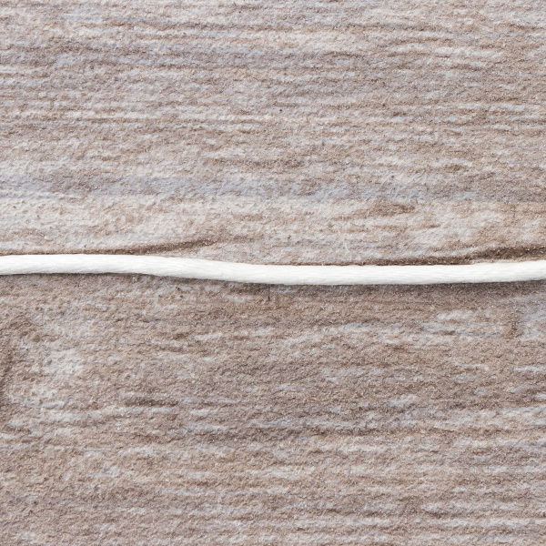 Шнур атласный SAFISA 2 мм, 25 м, цвет 02, белый. Арт 462-02                  