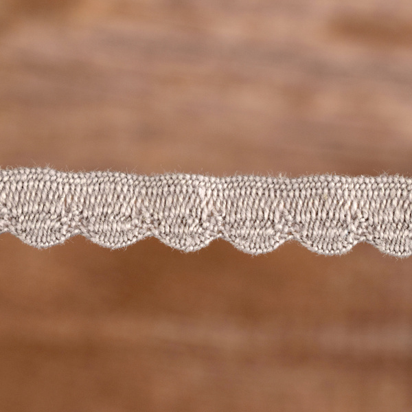 Кант-тесьма, 8 мм, цвет серый. Арт 2176/64