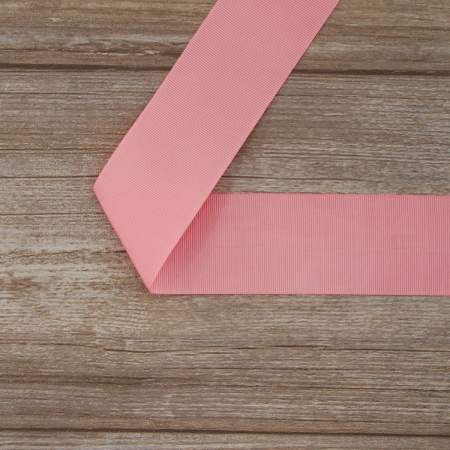 Лента репсовая SAFISA, 50 мм, 25 м, цвет 06 розово-персиковый. Арт 350-50мм-06