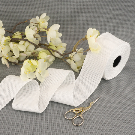 Лента канвовая Aida для вышивания 14 ct ширина 5 см. Арт 7107/1                  