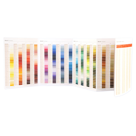 Цветовая карта,  AMANN GROUP METTLER, SERALON. Арт 100837                  