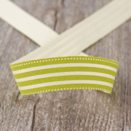 Лента хлопковая на картонной мини-катушке "Полоски". Арт VR15.056