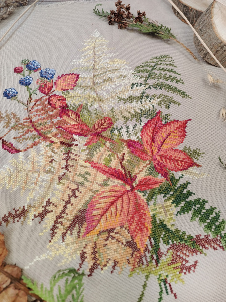 Набор для вышивания  "Жар-цвет". Арт 04.001.09