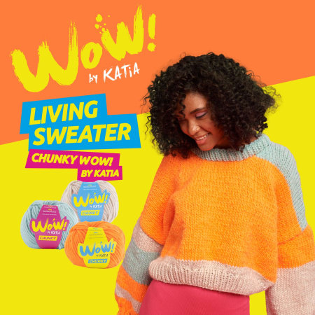 Пряжа Wow-Chunky, 75% акрил, 15% шерсть, 10% альпака, 100 г, 75 м. Арт 1312.64