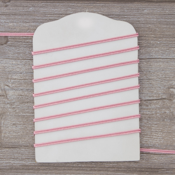 Шнур-сутаж PEGA, розовый, 3 мм. Арт 841113909A1405