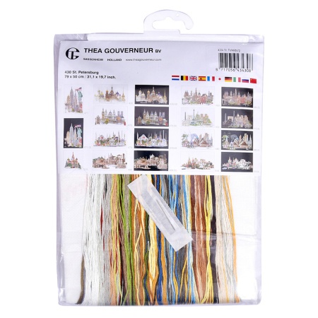 Набор для вышивания "Санкт-Петербург", канва лён 36 ct. Арт 430                     