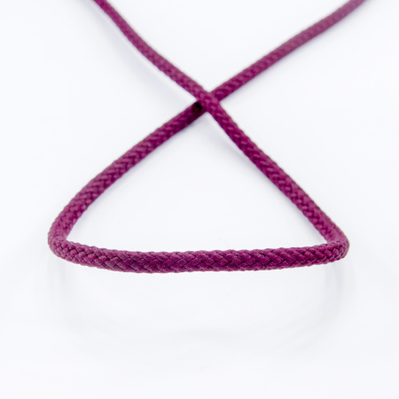 Шнур плетеный SPIRAL ( SAFISA), 4 мм, 25 м, цвет бордовый. Арт 25281-4-30