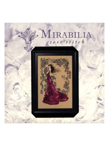 Схема для вышивания MIRABILIA "Загадочная дама". Арт MD152
