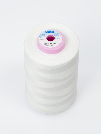 Нить универсальная SABA 100 Tex 30, 5000 м. Арт 1342-2000               