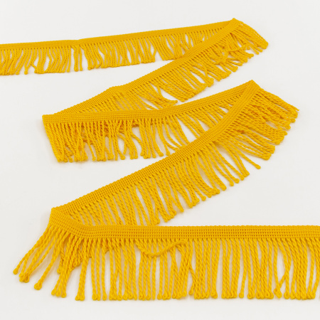 Бахрома витая, 60 мм, цвет яичного желтка. Арт PP-60 col.104