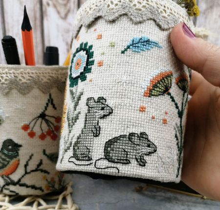 Набор для создания карандашницы "Кошки-мышки". Арт 21.002.24