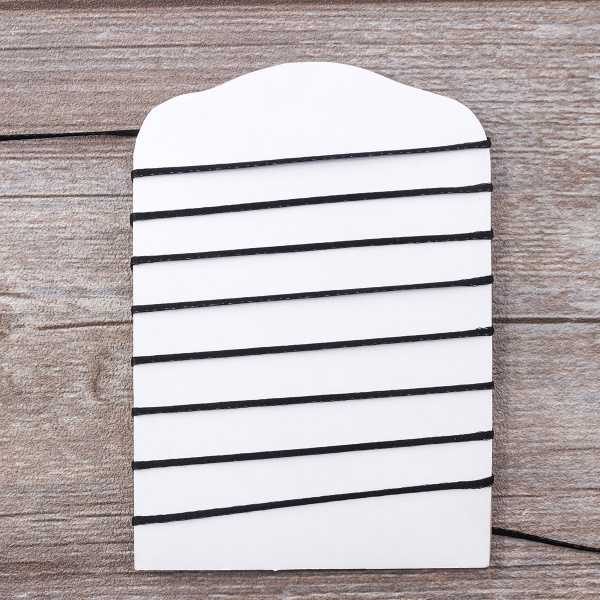 Шнур атласный SAFISA 1,5 мм, 25 м, цвет 01, черный. Арт 470-01                  