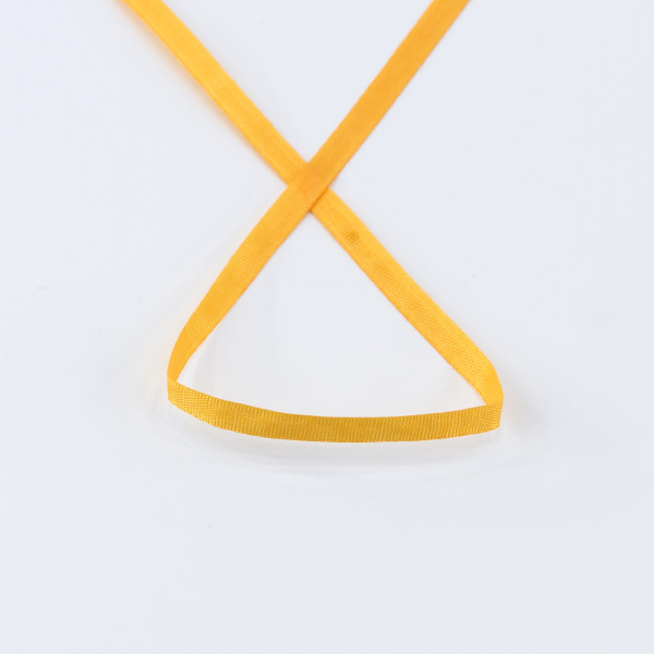 Лента для вышивания SAFISA на блистере, 4 мм, 5 м, цвет 81, апельсиновый. Арт P111-4мм-81             