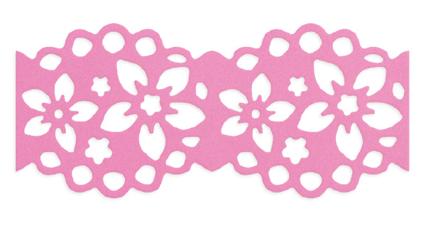 Картридж-дырокол "Тропический цветок" для вырубки по краю. Арт 60000369