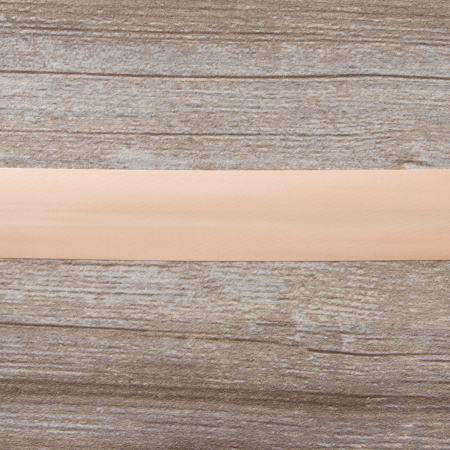 Косая бейка атласная 30 мм, 25 м, цвет 07, персиковый. Арт 6260-30мм-07            