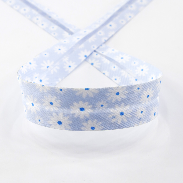 Косая бейка с рисунком SAFISA, арт.6522, 20 мм, 20 м, цвет 04. Арт 6522-20мм-04