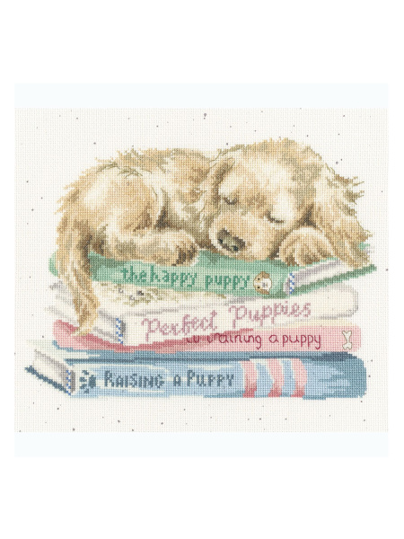 Набор для вышивания "A Pup's Life". Арт XHD153