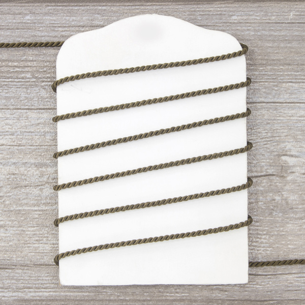 Шнур витой PEGA, коричневый, 2,8 мм. Арт 845213628A7903          