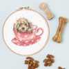 Набор для вышивания "Teacup Pup". Арт XHD119P