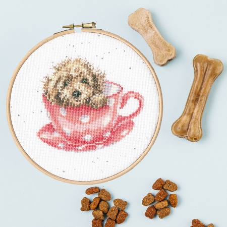 Набор для вышивания "Teacup Pup". Арт XHD119P