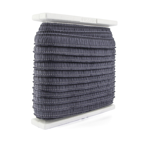 Бахрома декоративная, 30 мм, цвет темно-серый. Арт BT - 30c - col.B-5