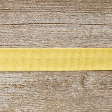 Косая бейка хлопок/полиэстер 20 мм, 25 м, цвет 63, бежевый. Арт 6120-20мм-63            