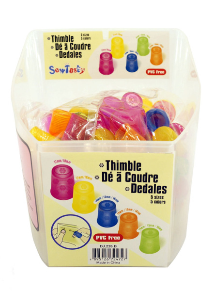 Набор пластиковых наперстков в боксе, 100 шт. Арт DJ.226.B      