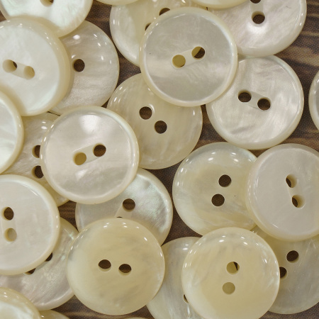 Пуговицы CONCEPT Mother of Pearl, размер 24, полиэстер, цвет COL.1 Australian. Арт 75315-024-COL.1AUSTRALIAN