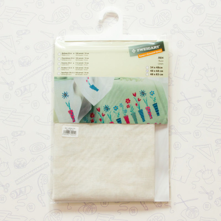 Канва в упаковке Vintage Belfast Linen 32 ct, 48 х 68 см, цвет №1079. Арт н3609/1079               